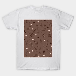 Floral Pattern Minimalistic: Petal Minimalism Palette T-Shirt